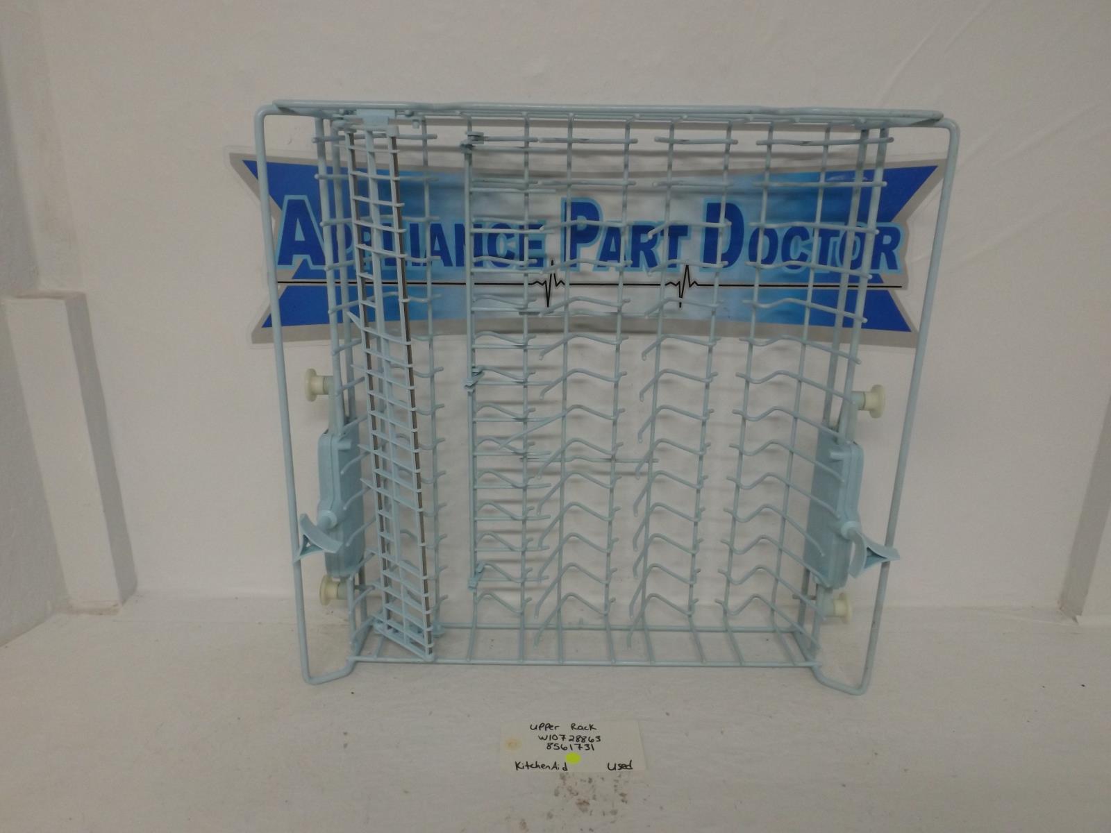 KitchenAid Dishwasher W10728863 8561731 Upper Rack Used KitchenAid Dishwasher W10728863 8561731 Upper Rack Used